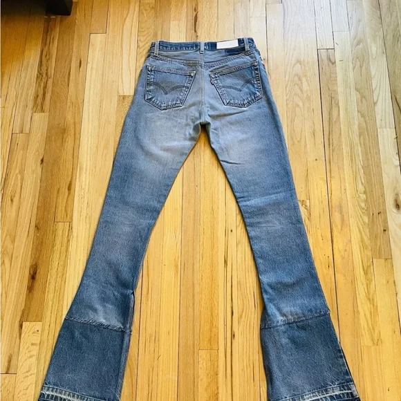 Re/Done Levi The Elsa Dark Wash Sz 27 inseam 37"